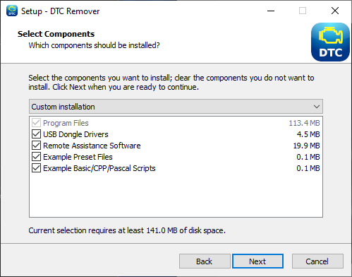 Component Selection