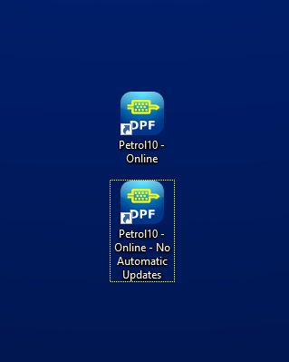 Desktop Icon to Launch the Software